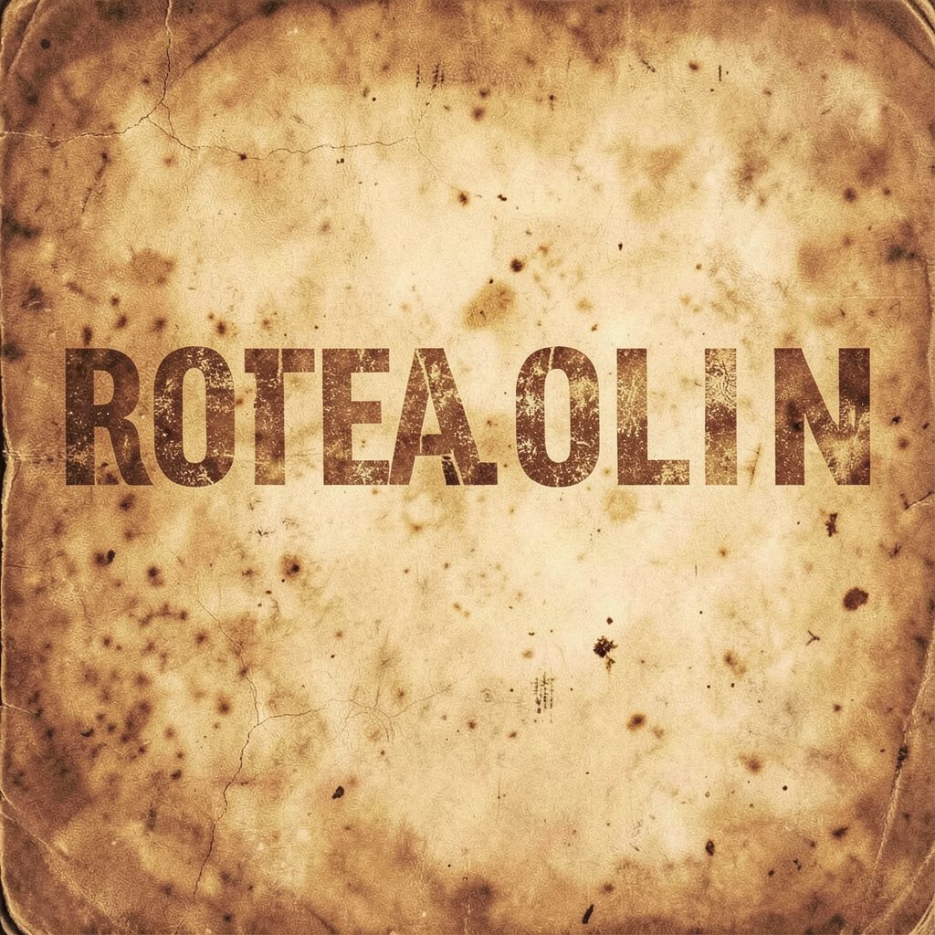Rustic album cover with warm sepia tones and weathered typography